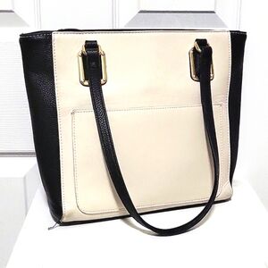 Nine West two tone satchel
